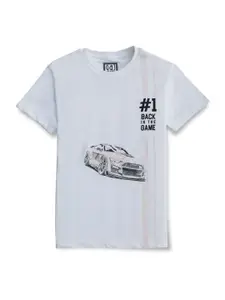 Gini and Jony Boys Printed Applique T-shirt