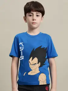 Kids Ville Boys Dragon Ball Z Anime Printed Pure Cotton T-Shirt