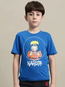 Kids Ville Boys Naruto Anime Printed Pure Cotton T-Shirt