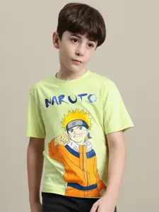 Kids Ville Boys Naruto Anime Printed Pure Cotton T-Shirt