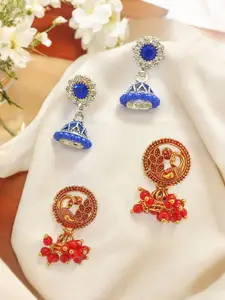 FEMMIBELLA Circular Jhumkas Earrings