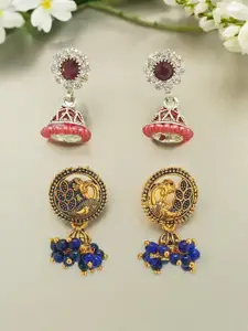FEMMIBELLA Circular Jhumkas Earrings