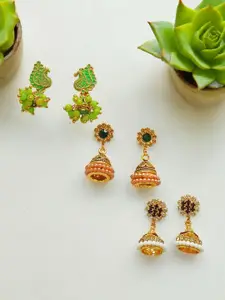 FEMMIBELLA Circular Jhumkas Earrings