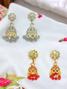 FEMMIBELLA Circular Jhumkas Earrings