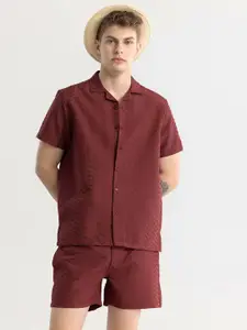 Snitch Self-Designed Short Sleeve Shirt & Shorts Co-Ords