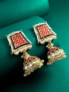 aadita Oval Jhumkas Earrings
