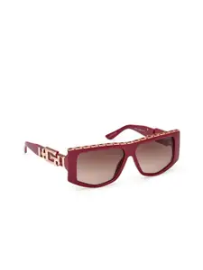 GUESS Women Oversized Sunglasses with UV Protected Lens