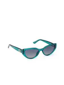 GUESS Women Cateye Sunglasses with UV Protected Lens