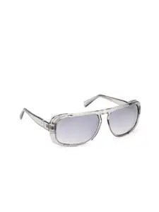 GUESS Men Rectangle Sunglasses with UV Protected Lens
