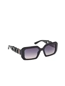 GUESS Women Rectangle Sunglasses with UV Protected Lens