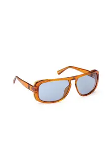 GUESS Men Rectangle Sunglasses with UV Protected Lens