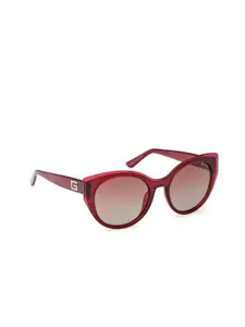 GUESS Women Oval Sunglasses with UV Protected Lens