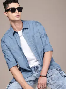 The Roadster Life Co. Pure Cotton Relaxed Fit Casual Shirt