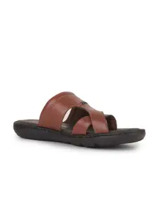 Hush Puppies Men Leather Comfort Sandals