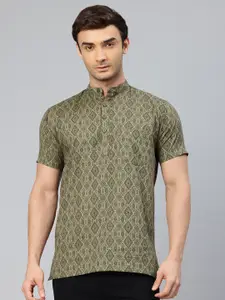 Majestic Man Men Ethnic Motifs Printed Pure Cotton Kurta