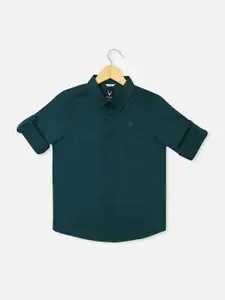 Allen Solly Junior Boys Slim Fit Opaque Casual Shirt