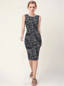 BAESD Print Bodycon Dress