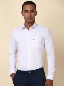 Allen Solly Men Slim Fit Grid Tattersall Checks Opaque Checked Formal Shirt