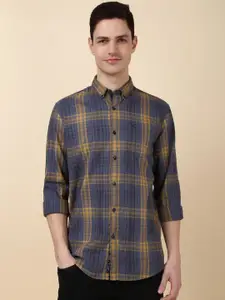 Allen Solly Men Tartan Checks Opaque Checked Casual Shirt
