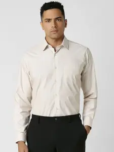 Van Heusen Men Self Design Spread Collar Party Shirt