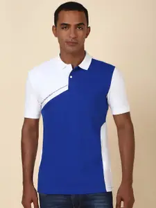 Allen Solly Men Colourblocked Polo Collar T-shirt
