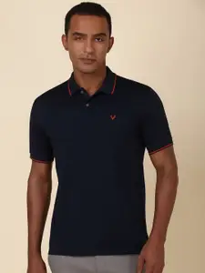 Allen Solly Men Polo Collar Solid Cotton T-shirt