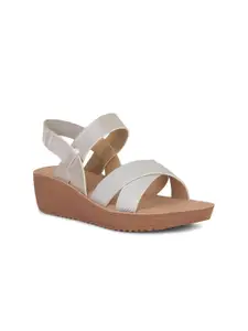 Bata Wedge Sandals with Buckles
