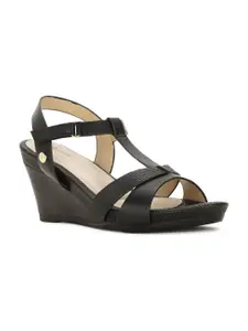 Bata Open Toe Wedge Heels