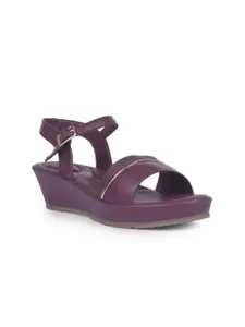 Bata comfit Textured Open Toe Wedge