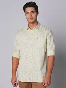 Oxemberg Men Slim Fit Floral Printed Casual Shirt