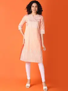 V-Mart Women Ethnic Motifs Keyhole Neck Kurta