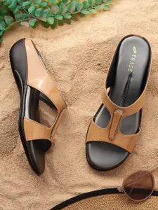 TRASE Women Open Toe Flats with Western - Embellished