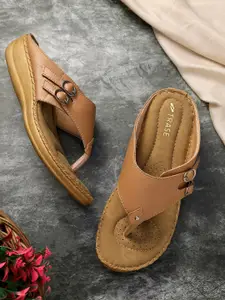 TRASE Women Open toe flats with Buckles Flats