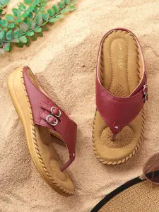 TRASE Women Colourblocked Open Toe Sandals