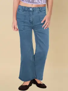 Allen Solly Junior Girls Mid Rise Clean Look Jeans