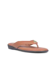 Scholl Women Open Toe Leather Flats