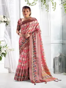 Stylum Ethnic Motifs Zari Tussar Saree
