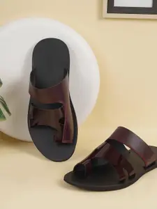 Metro Men Leather Comfort Sandals