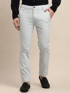 Turtle Men Relaxed Skinny Fit Chinos Trousers