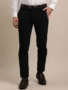 Turtle Men Tailored Mid-Rise Slim Fit Trousers