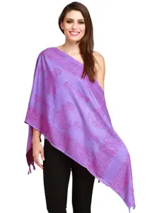 Exotic India Polycotton Block-Printed Gautam Buddha Prayer Scarf