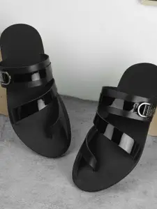 Mochi Men Leather Slip-On Comfort Sandals