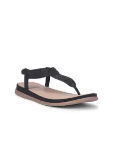 Bata comfit Women Textured One Toe Flats