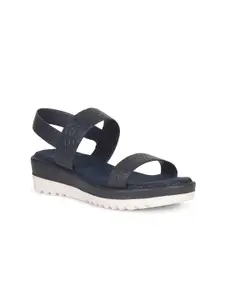 Bata Women Textured Open Toe Flats