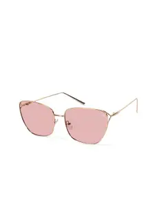 Woggles Women Cateye Sunglasses with Polarised Lens WOCV-MCE-60016C4