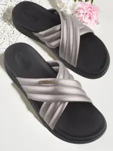 Red Tape Women Solid Open Toe EVA Sliders