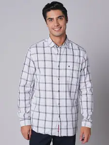 Oxemberg Men Slim Fit Checked Casual Shirt
