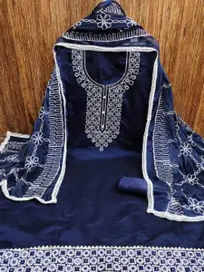 Peachmode Embroidered Unstitched Dress Material