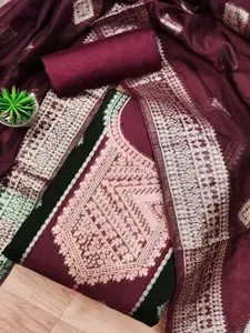 Peachmode Woven Design Unstitched Dress Material