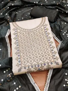 Peachmode Embroidered Unstitched Dress Material